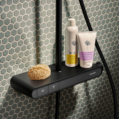Hansgrohe Activera S doucheset - 24cm - ecosmart+ - mat zwart