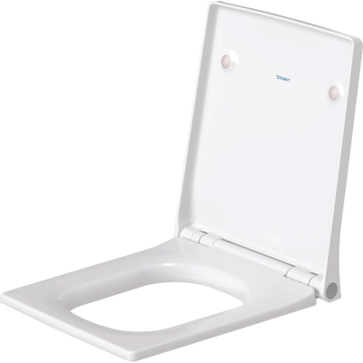 Duravit Viu Abattant WC compact avec couvercle softclose blanc
