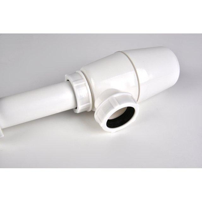 Viega siphon gobelet en plastique pour meuble 1 1/4x32mm gain de place avec rosace et tube mural