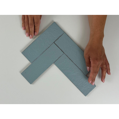 Equipe Cerámicas Kalma wandtegel - 6x18.6cm - Powder Blue mat (blauw)