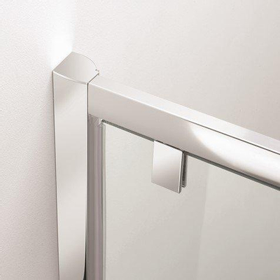 Crosswater Kai porte de douche - coulissante 120x90cm - avec verre de sécurité 6mm - clair aluminium argenté