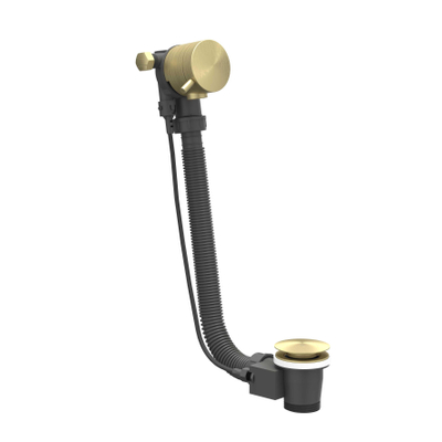 IVY Trop-plein de baignoire - ensemble de remplissage - or mat brossé PVD