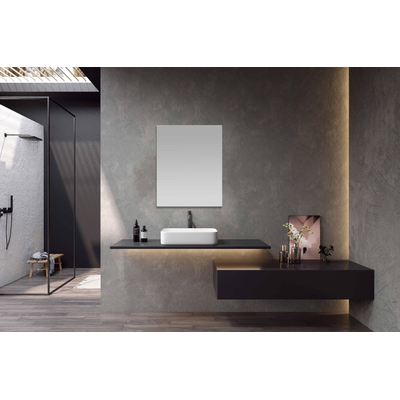 Saniclass Clear Spiegel - 60x70cm - zonder verlichting - horizontaal en verticaal te plaatsen - kopervrij