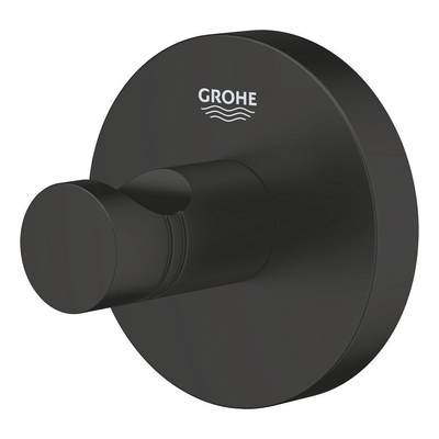 Grohe Start Handdoekhaak - rond - matte black (mat zwart)