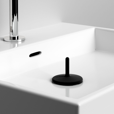 Clou Wash Me arrêt d'eau en silicone Noir