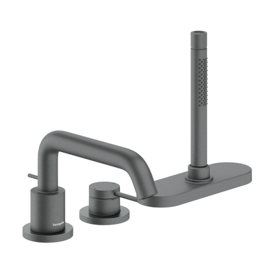 Hansgrohe Tecturis S 3-g badrandmengkraan sBox Brushed Black Chrome