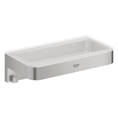 Grohe Start Cube Douchetray - 20x11x 6cm - wandmontage - Supersteel (RVS)