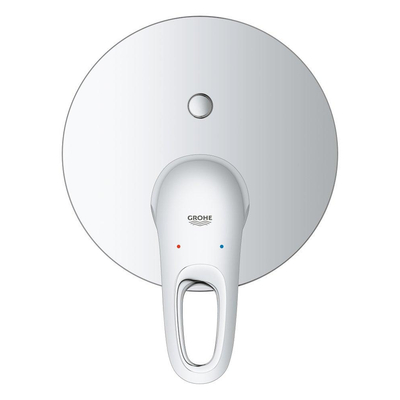 Grohe Eurostyle New Afbouwdeel - voor inbouw badkraan - met omstel - met open greep - chroom