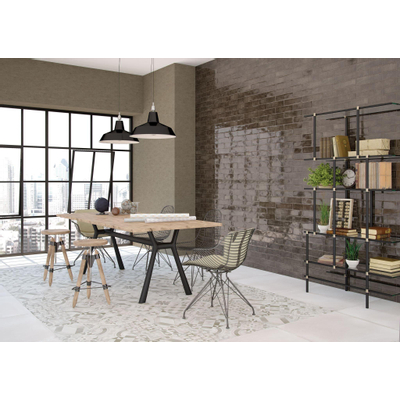 ÉCHANTILLON Cifre Cerámica Carreau mural Alchimia Anthracite Vintage Brillant Anthracite