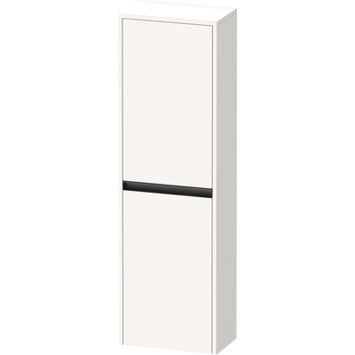 Duravit Ketho.2 Halfhoge kast - met 2 deuren - 40x132x24cm rechts - met tip onwit - supermat wit