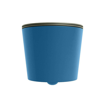 Mondiaz LAVIE hangtoilet – spoelrandloos – 36 x 53 cm – met softclose zitting – Jeans (blauw), zitting Army (groen)