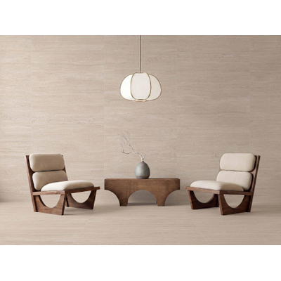 Modano Palma Cara vloer- en wandtegel - 90x90cm - 9mm - gerectificeerd - R10 - travertin - mat sand (beige)