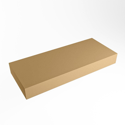 Mondiaz TOP 41 Plan sous vasque - 100x41x12cm - suspendu - solid surface - Oro