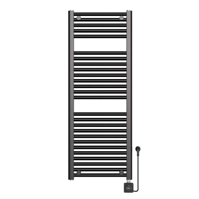 Wiesbaden Elara Elektrische radiator Smart WiFi - 118.5x45cm - PVD - gunmetal (antraciet)