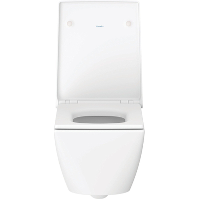 Duravit Viu WC-zitting - 46.3x37.1x4.38cm - met softclose - met quickrelease - kunststof - wit glanzend