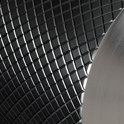 BRAUER gunmetal Carving Douche de pluie thermostatique encastrée - boutons-poussoirs - SET 49 - pomme de douche 20cm - bras mural droit - douchette stick - flexible de douche - coude de raccordement mural - gunmetal brossé PVD