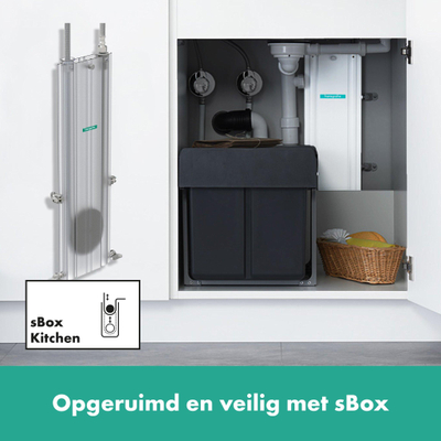 Hansgrohe Zesis m33 1 greeps keukenkraan - 640 uittrekbare. vuistdouche - 2jet - sbox lite - mat zwart