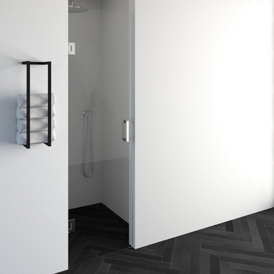 BRAUER Void nisdeur helder glas 60x200 omkeerbaar incl. glascoating chroom