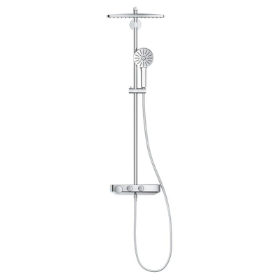 GROHE Vitalio Joy+ doucheset - 35x23cm - rechthoek - thermostatisch - SmartControl - chroom