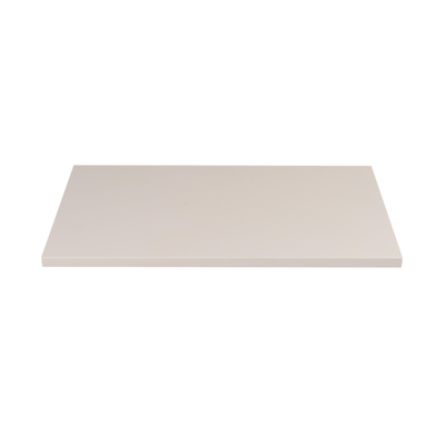 Saniclass Torino Plan vasque - 80.5x46x2.5cm - solid surface - blanc cassé