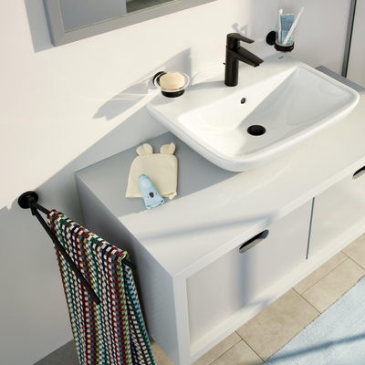 GROHE Start handdoekhouder - 43.9cm - 2-arms - draaibaar - mat zwart