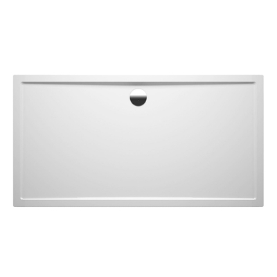 Riho Zurich douchebak - 160x80x4.5cm - rechthoek - acryl - wit