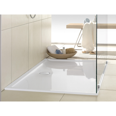 Villeroy & Boch Futurion Flat douchebak - 140x90x2.5cm quaryl - White Alpine (glans wit)
