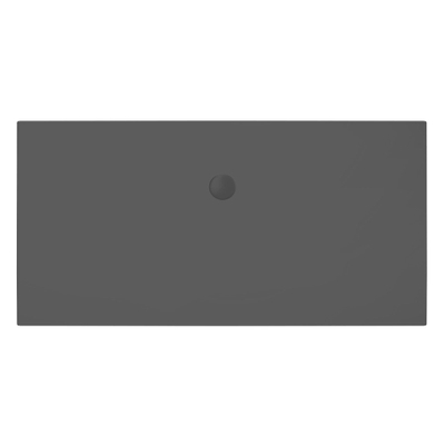 Xenz Flat Zero douchevloer - 180x90x4 - Acryl - ebony