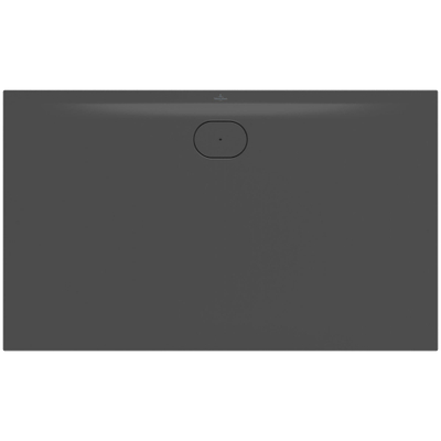 Villeroy & Boch Ecora douchebak - 150x90x3.5cm - afvoer lange zijde - anthracite (antraciet)