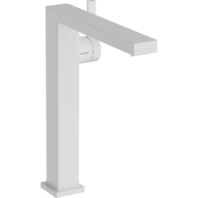 Hansgrohe Tecturis E 1 greeps wastafelkraan - 240 Fine - coolstart waskom - zonder waste set - mat wit