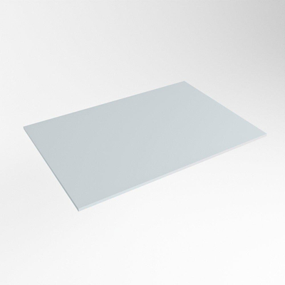 Mondiaz TOP 23 Plan sous vasque - 50x23.5x0.9cm - compatible comme plan de meuble - solid surface - Clay