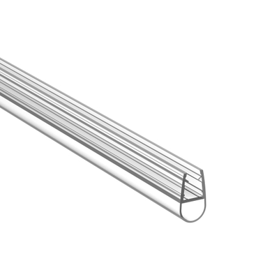 FugaFlow Efficiente Acces bande convexe/bande d'égouttement/bande d'étanchéitée - universel - 200cm à raccourcir - pour verre 8mm - transparent
