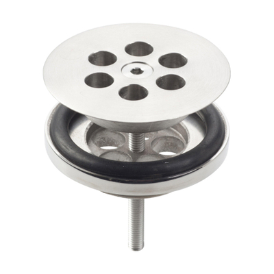 Clou Wash Me plug voor siliconen waterstop rvs geborsteld