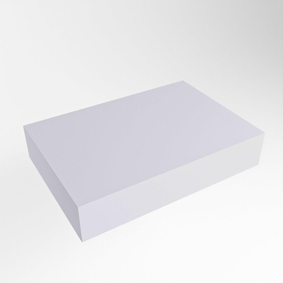 Mondiaz TOP 23 Plan sous vasque - 40x23.5x12cm - compatible comme plan de meuble - solid surface - Cale
