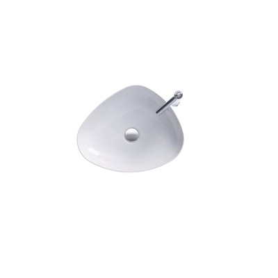 Duravit Cape cod Opzetwastafel - 40.5x50cm - zonder kraangat - zonder overloop - glans wit