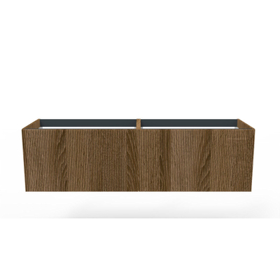 Arcqua Ridge Meuble bas - 80x45.5x45cm - 1 tiroir - push to open - mdf plaqué - chêne café