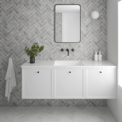 SAMPLE Terravito Ardeno Koko voor wand- en vloertegel - 150x50cm - 8mm - Grijs