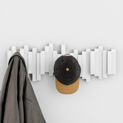 Umbra Sticks patère 49x18x3cm Plastique Blanc