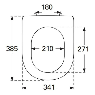 Villeroy & Boch Subway 2.0 closetzitting - compact - quickrelease - met deksel - wit Alpin