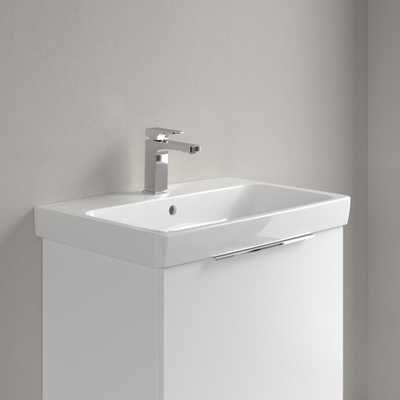 Villeroy & Boch Architectura Wastafel - 44.5x65cm - met kraangat - geslepen onderkant - White Alpine (glans wit)