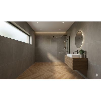 SAMPLE Terravito Urbano wand- en vloertegel - 60x60cm - 10mm - Taupe