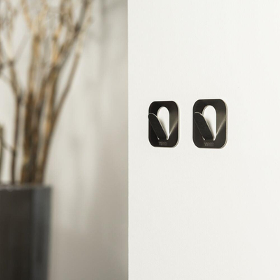 Tiger Crochet Paperclip Acier inox brossé (2 pièces) 4.4x4.5x1.7cm