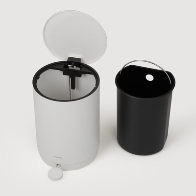 Sealskin Mind Poubelle à pédale 5 litres autoportante Blanc