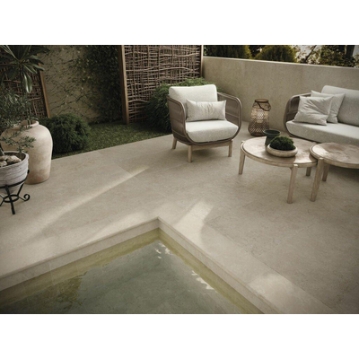 Terravito Bemico buitentegel - gerectificeerd - Beige