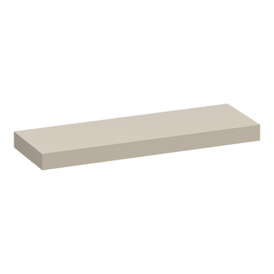 BRAUER Creek topblad vrijhangend - 140x50x10cm - mat beige