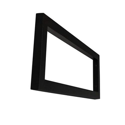 Wiesbaden Mat-zwarte vierkante supportbeugel 40x14