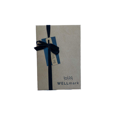 Wellmark Giftbox MAY ALL YOUR TROUBLES BE BUBBLES Bruin Glas Zwarte Pomp - OUTLET UDEN