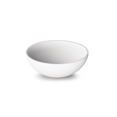 Zeza Element Vasque à poser - 41x41x14cm - solid surface - blanc mat