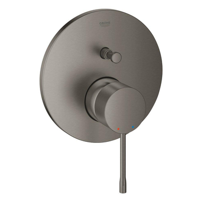 GROHE Essence New partie apparente pour mitigeur de baignoire encastré avec inverseur brushed hard graphite 24058AL1