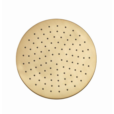 Crosswater Union Douchekop - 25cm - rond - gecoat messing geborsteld (goud)
